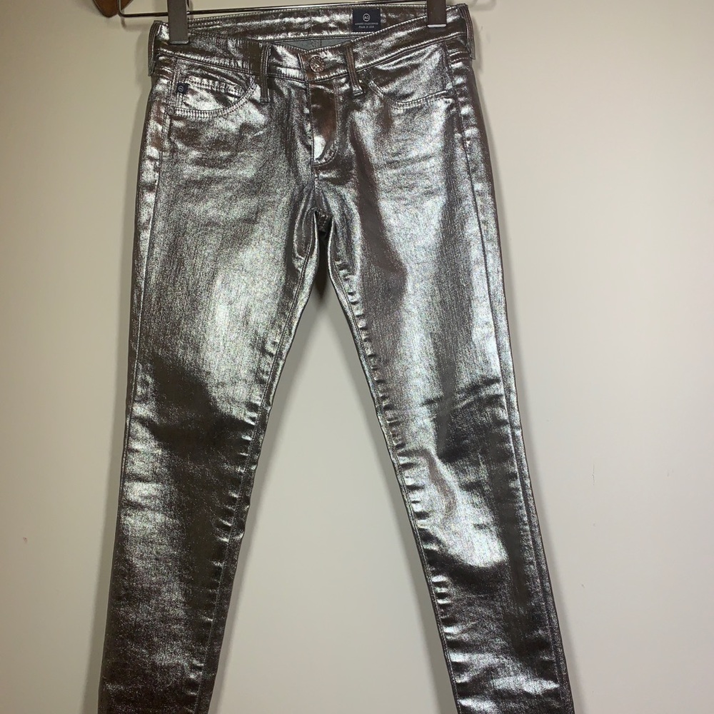 Adriano Goldschmied silver metálica Jean